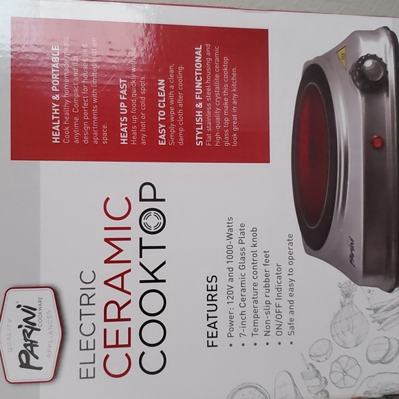 Parini electric ceramic cooktop - Picture 2 of 6